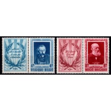 Berømte belgiske forfattere, med vedhæng.